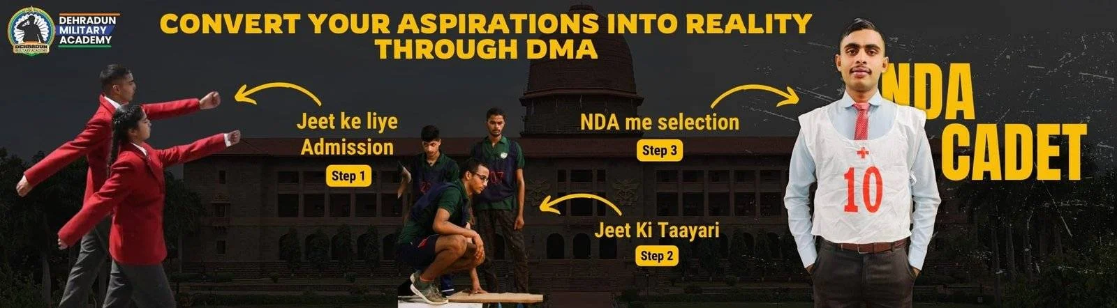 Dehradun Military Academy - NDA Cadets