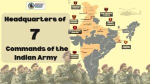 seven commands of indian army