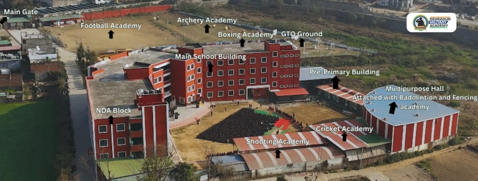 dehradun military academy front building photo (1)